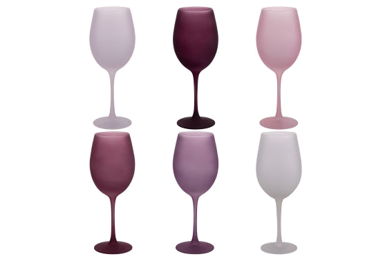 HAPPY HOUR PROVENCE SET 6 GOBLETS FROSTED 565ML - 5928697