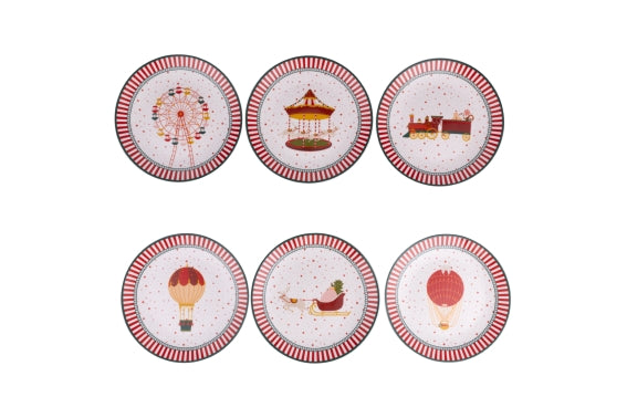 CIRCUS 6 ASS. FRUIT PLATE - 5929048