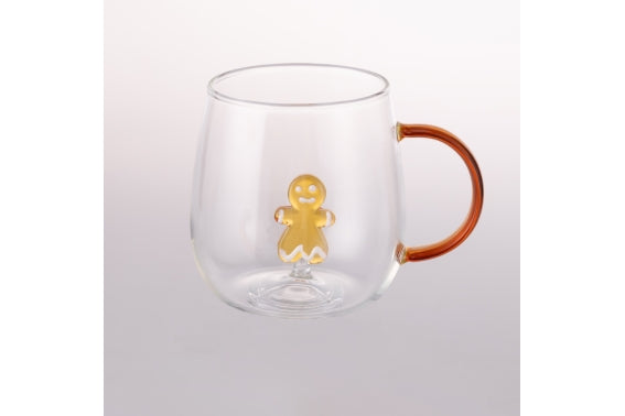 XMAS MUG BOROSILICATE MARZIPAN 3D 450ML - 2188287