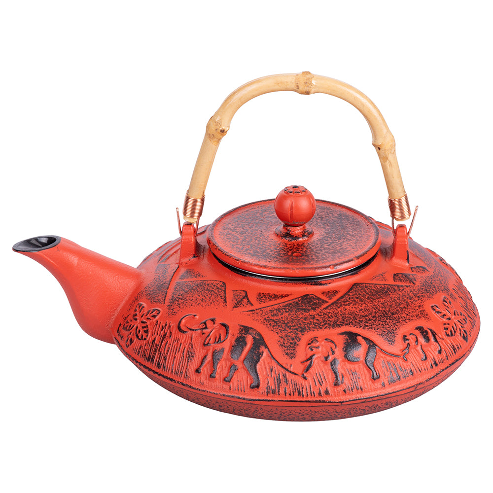 RUST CAST IRON TEAPOT BAMBOO HANDLE 1L – Shop Villa d' Este Home Tivoli