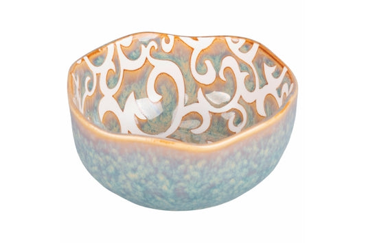 REACTIVE IRREGULAR BOWL BEIGE 400ML
