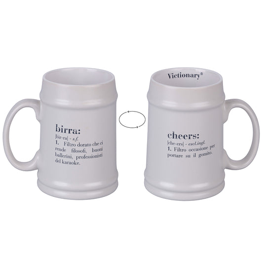 VICTIONARY SAND BEER MUG 500 ML - 5902786
