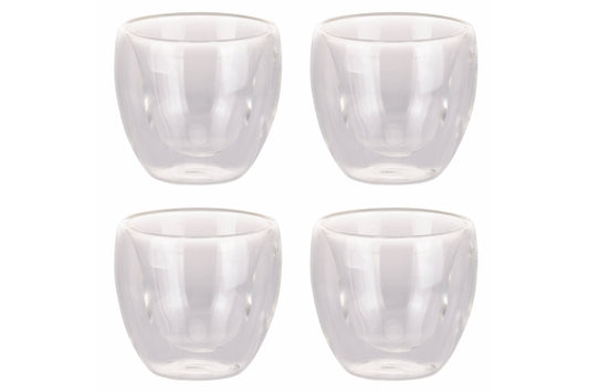 SET OF 4 DOUBLE WALL COFFEE CUPS 90 ML - 5904599