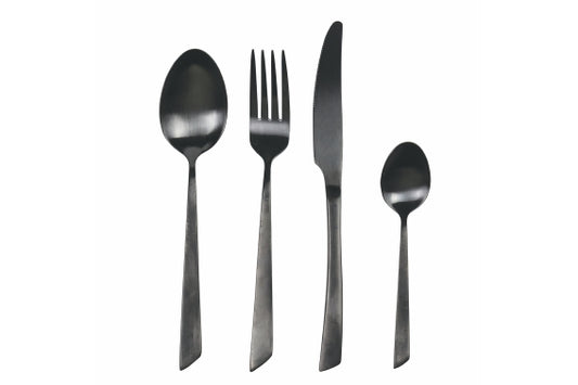 CUT 24 CUTLERY SET MATT BLACK - 5905212