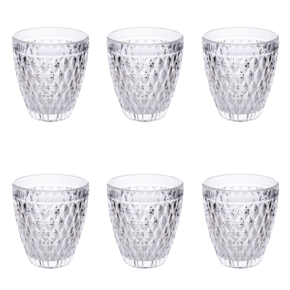 MADAME SET 6 WATER GLASSES 330 ML CLEAR COLOR - 5906908