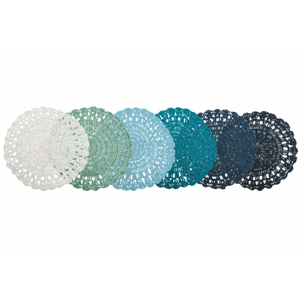 UNCINETTO ROUND PLACEMAT 6 ASS OCEAN - 5907227