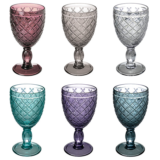 CASTLE SET 6 WINE GLASSES  # - 5907722