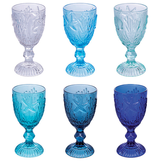 PANTELLERIA SET 6 GOBLETS OCEAN - 5907997