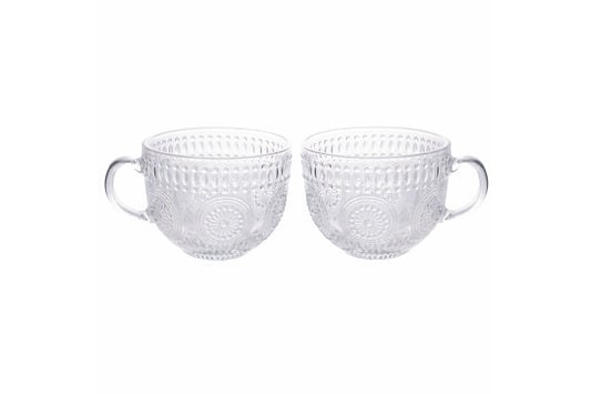 IMPERIAL SET 2 JUMBO MUG CLEAR GLASS 440 ML - 5909892