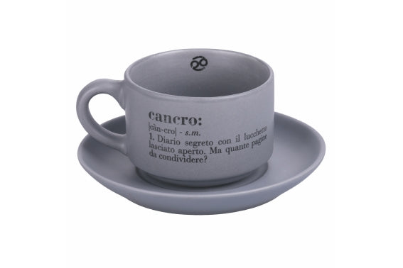 VICTIONARY CANCRO COFFEE CUP W/SAUCER  - 5910684