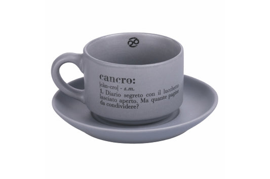 VICTIONARY CANCRO COFFEE CUP W/SAUCER  - 5910684