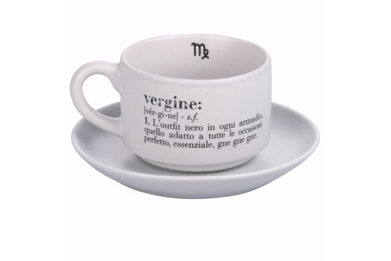 VICTIONARY VERGINE COFFEE CUP W/SAUCER  - 5910686