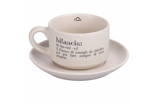 VICTIONARY BILANCIA SET COFFEE CUP W/SAUCER  - 5910687