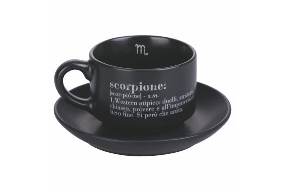 VICTIONARY SCORPION COFFEE CUP AND SAUCER SET - 5910688