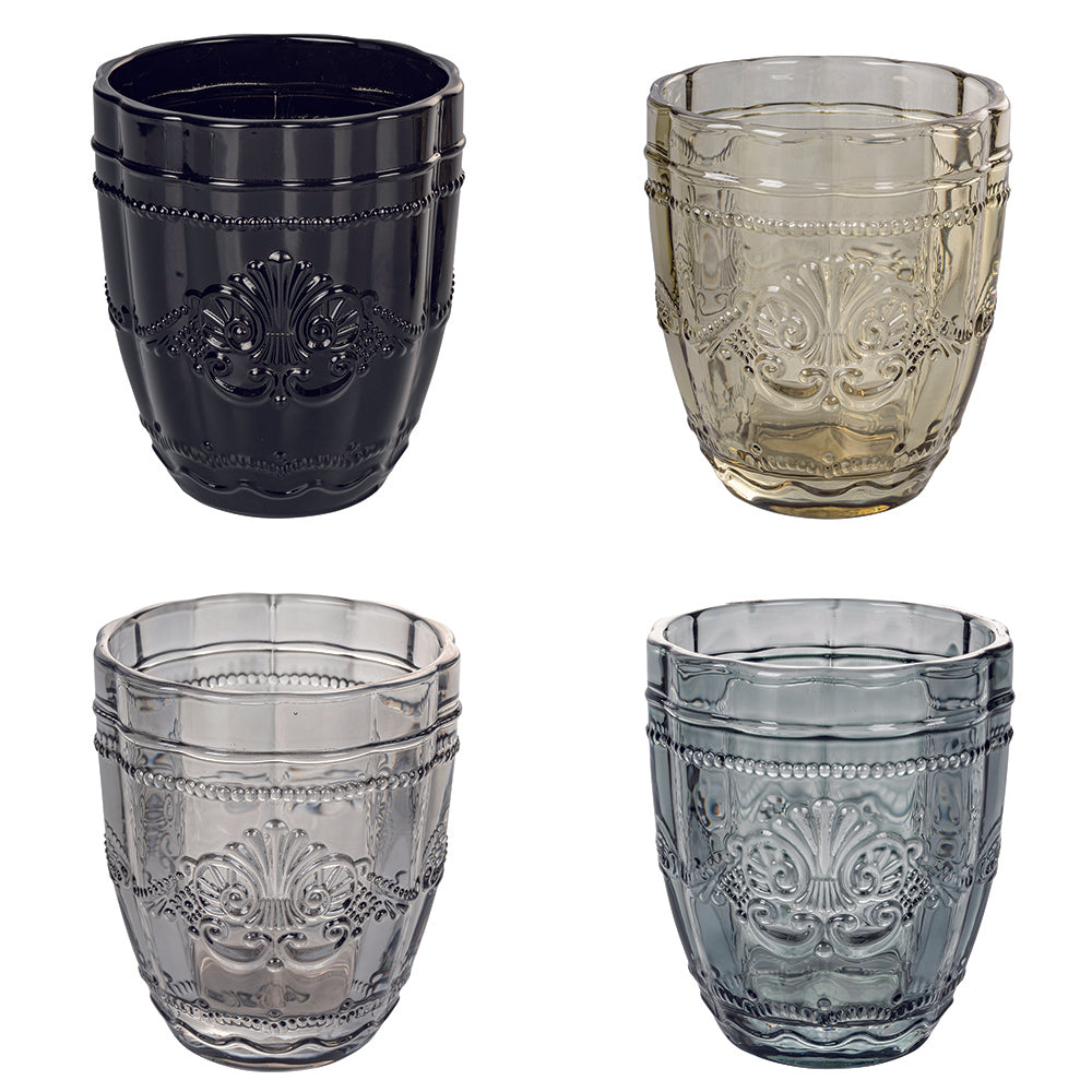 SYRAH SET 4 WATERGLASSES STONES - 5911612