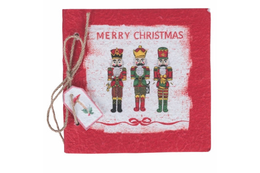 RED NUTCRACKER NOTEBOOK WITH LANYARD 16CM - 5914310