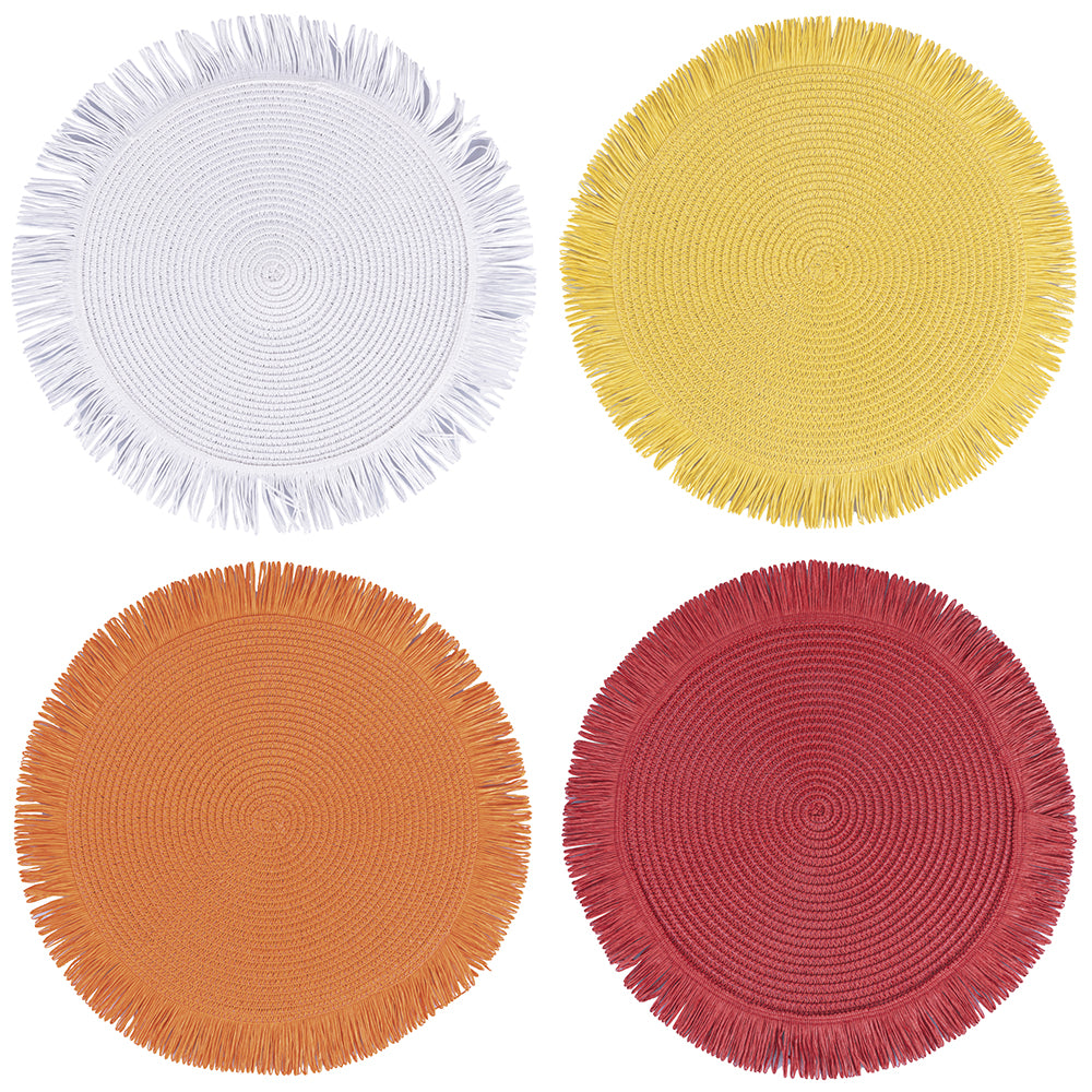 PAPER PLACEMAT FRINGES SHADES OF SUNSET 4 A - 5915588