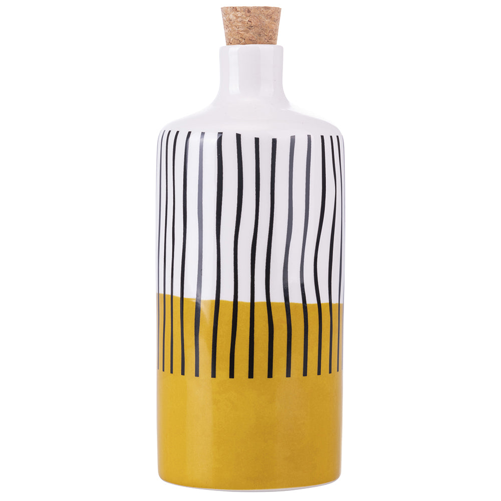 VENICE LIDO YELLOW OIL CRUET STRIPES - 5915616