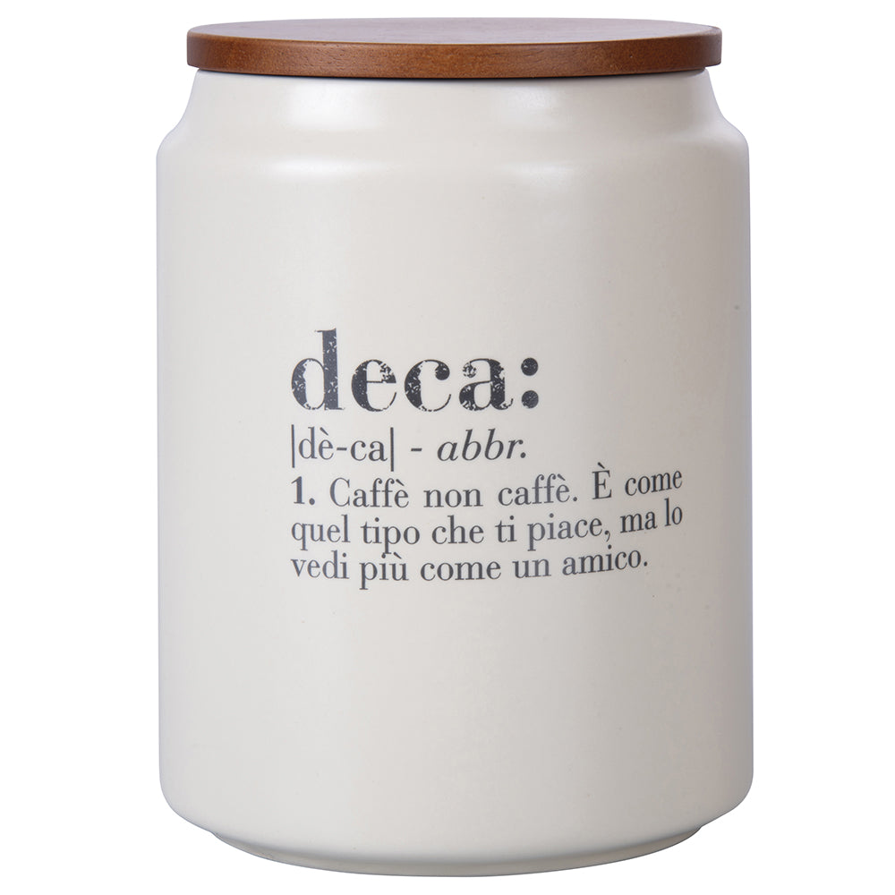 VICTIONARY DECA JAR W BAMBOO LID - 5916029