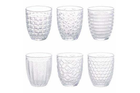 GEOMETRIE LIGHT SET 6 WATER GLASSES 320 ML - 5917781