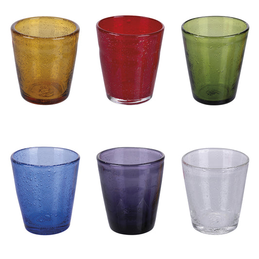 CANCUN SET OF 6 GLASSES NEW COLOUR RED - 5918475