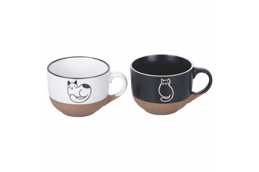 MIAO B/ N SET 2 JUMBO MUG 490 ML - 5918546