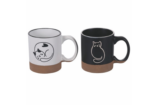 MIAO B/ N SET 2 MUG 280 ML - 5918547
