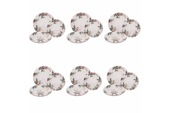 VINTAGE XMAS DINNER SET 18 PCS - 5919058