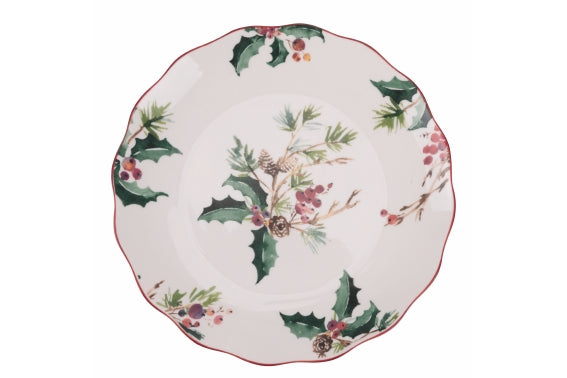 VINTAGE XMAS FRUIT PLATE - 5919062