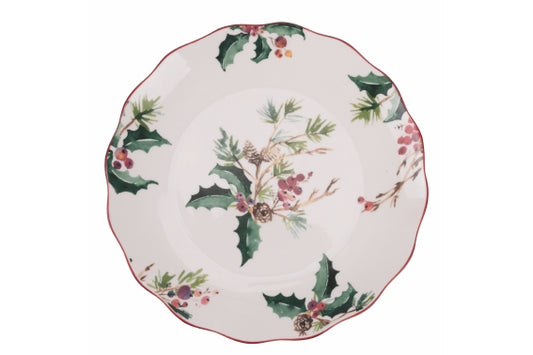 VINTAGE XMAS FRUIT PLATE - 5919062