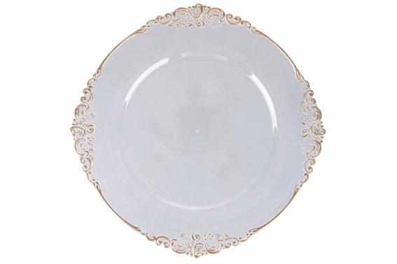 TRANSPARENT BAROQUE UNDERPLATE - 5919719