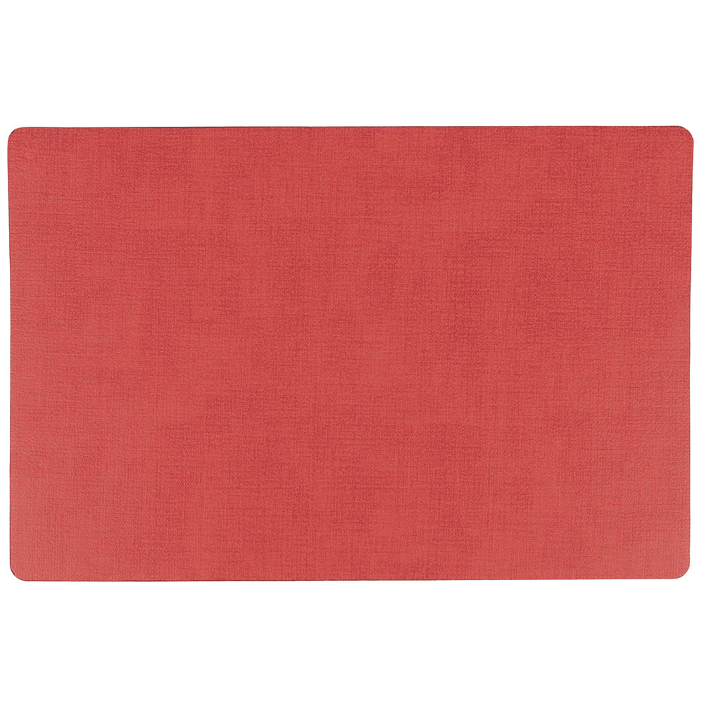 CORAL RED SOFT TOUCH PLACEMAT - 5919829