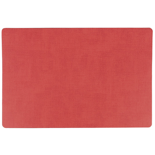 CORAL RED SOFT TOUCH PLACEMAT - 5919829