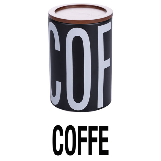 BIGISMORE COFFEE JAR CERAMIC BAMBU 750ML - 5919839