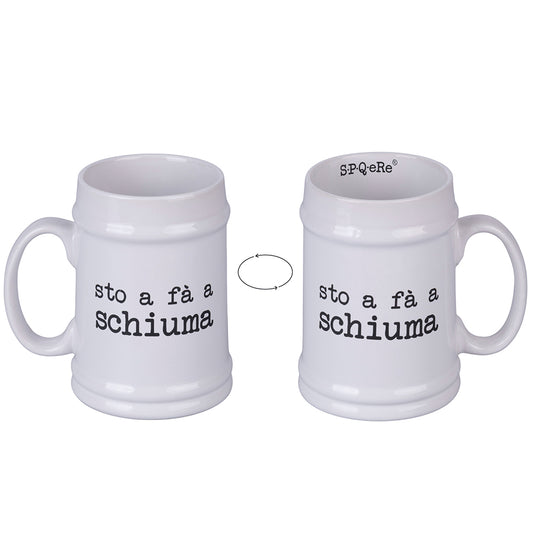 SPQERE WHITE BEER MUG 500 ML - 5919852