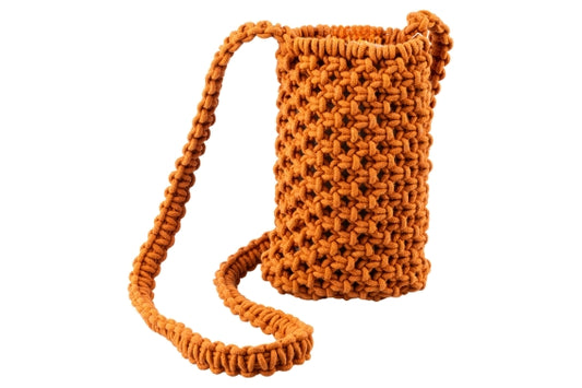 MACRAME RUST COLOR MINI BAG/SHOULDER - 5919879