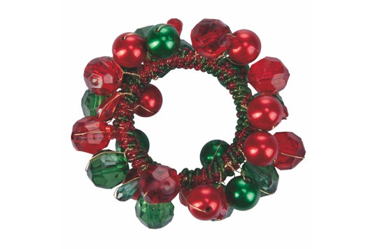 XMAS RING P NAPKINS JINGLE BELLS GREEN RED - 5920007