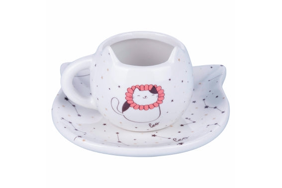 OROSCOCATS CUP AND SAUCER SET LEO- 5920347