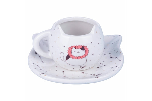 OROSCOCATS CUP AND SAUCER SET LEO- 5920347