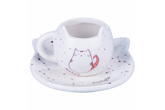 OROSCOCATS CUP AND SAUCER SET SCORPIO - 5920350