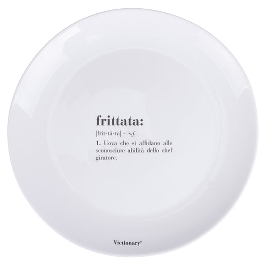VICTIONARY ROUND DINNER PLATE D27CM OMELETTE - 5920658
