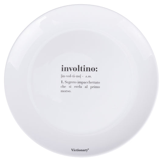 VICTIONARY ROUND DINNER PLATE D27CM INVOLTINO - 5920659