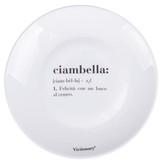 VICTIONARY FRUIT PLATE OPAL ROUND D20,5CM CIAMB - 5920667