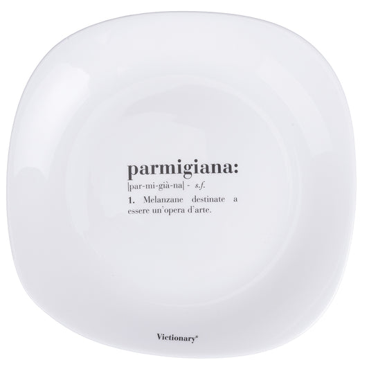 VICTIONARY SQUARED DINNER PLATE OPALD28 PARMIGIANA - 5920675