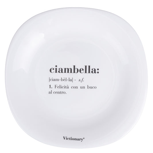 VICTIONARY SQUARED FRUIT PLATE D22CM DONUT - 5920685