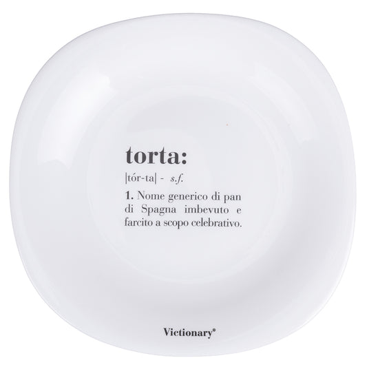 VICTIONARY SQUARED FRUIT PLATE D22CM CAKE - 5920686