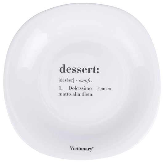 VICTIONARY SQUARED FRUIT PLATE D22CM DESSERT - 5920687