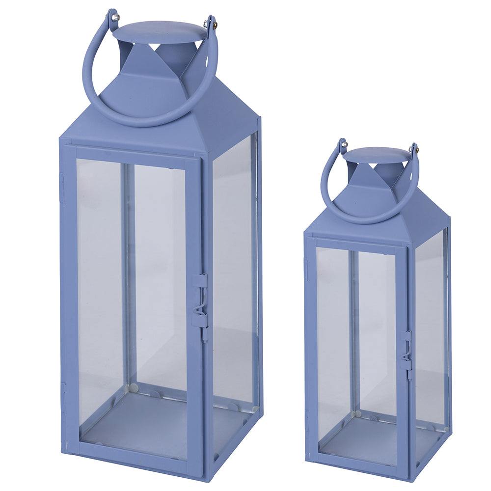 4 TONI SET 2 INDIGO LANTERNS - 5920808