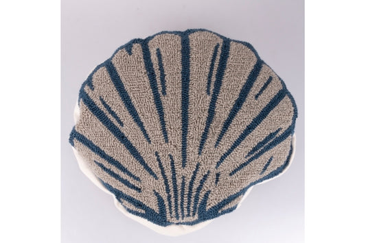 BLUE SHELL UPHOLSTERED CUSHION - 5920906