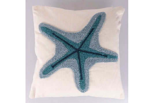 BLUE STARFISH UPHOLSTERED CUSHION - 5920907